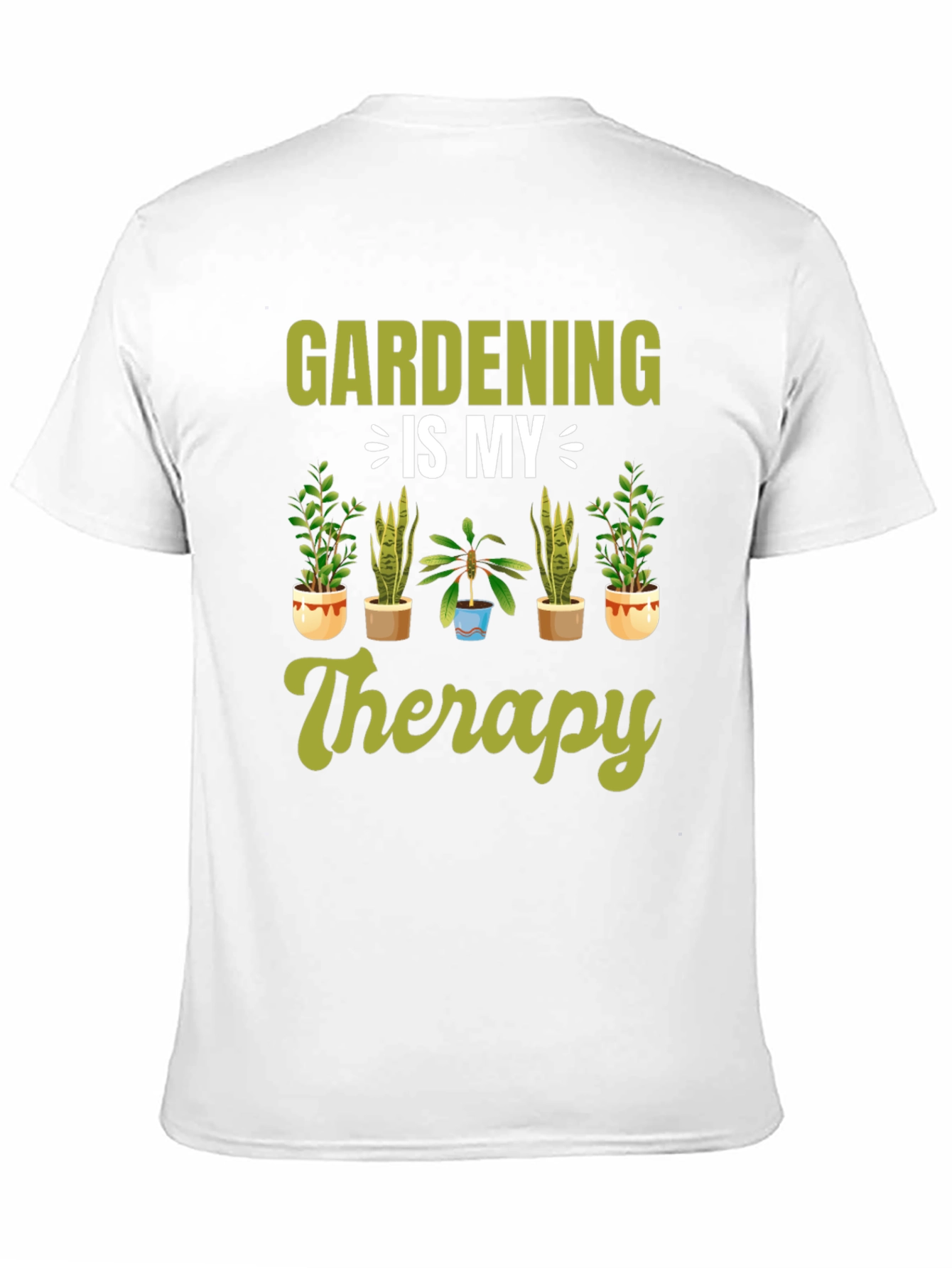 Gardening Therapy T-Shirt - Nature Lover Tee