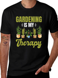 Gardening Therapy T-Shirt - Nature Lover Tee