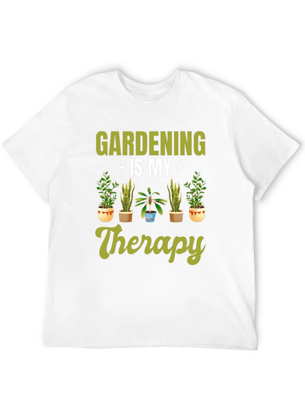 Gardening Therapy T-Shirt - Nature Lover Tee