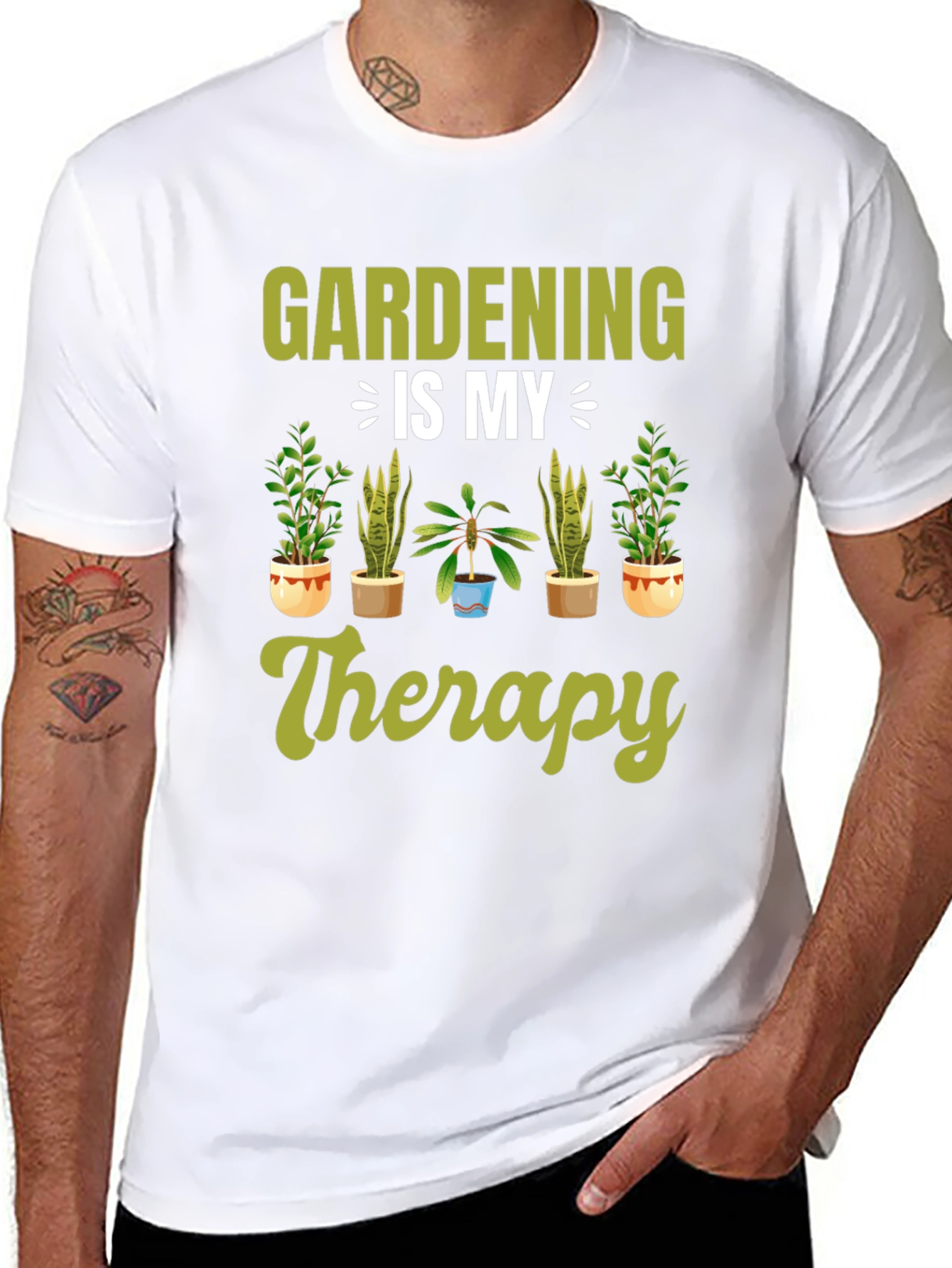 Gardening Therapy T-Shirt - Nature Lover Tee