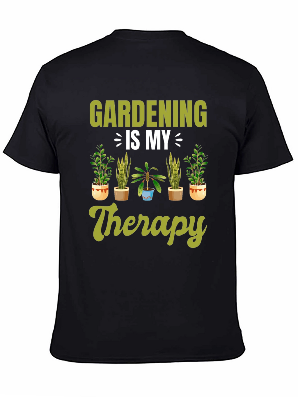 Gardening Therapy T-Shirt - Nature Lover Tee