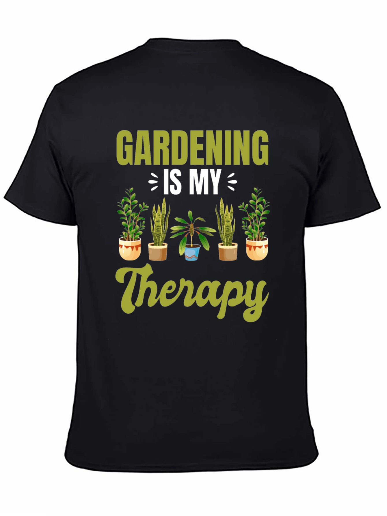 Gardening Therapy T-Shirt - Nature Lover Tee