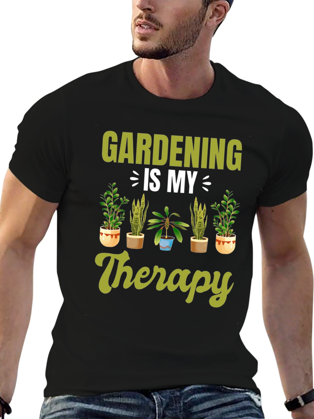 Gardening Therapy T-Shirt - Nature Lover Tee