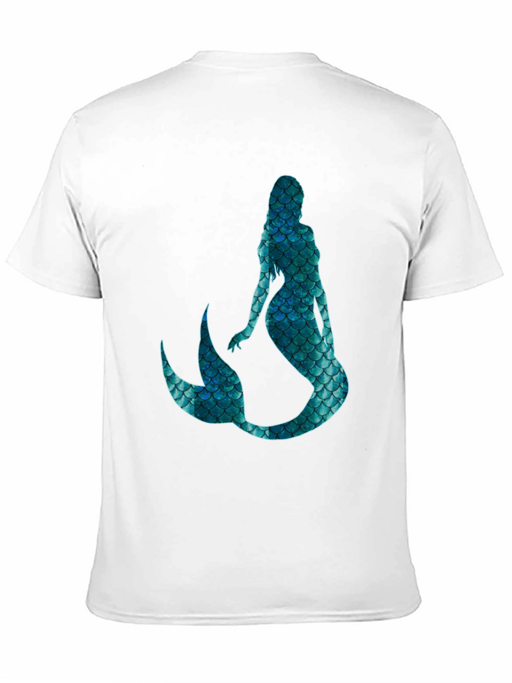 Mystic Mermaid Scale Graphic Black T-Shirt