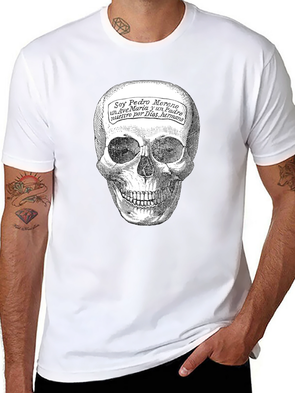 Skull Graphic T-Shirt -  Unique Death Motif Tee