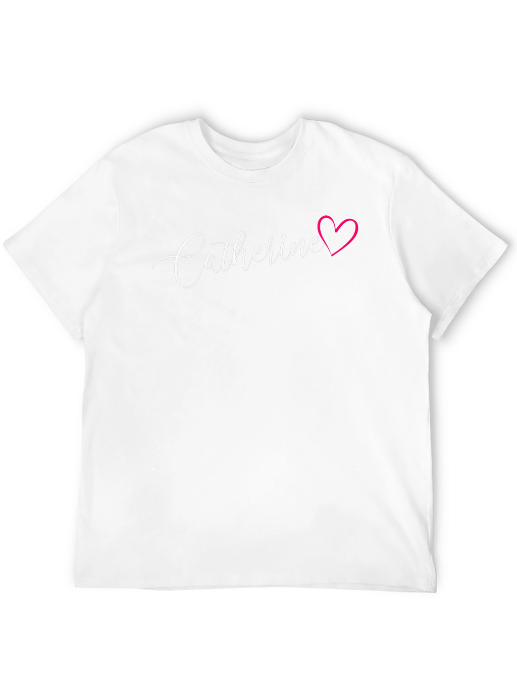 Catherine Name Heart Personalized Tee