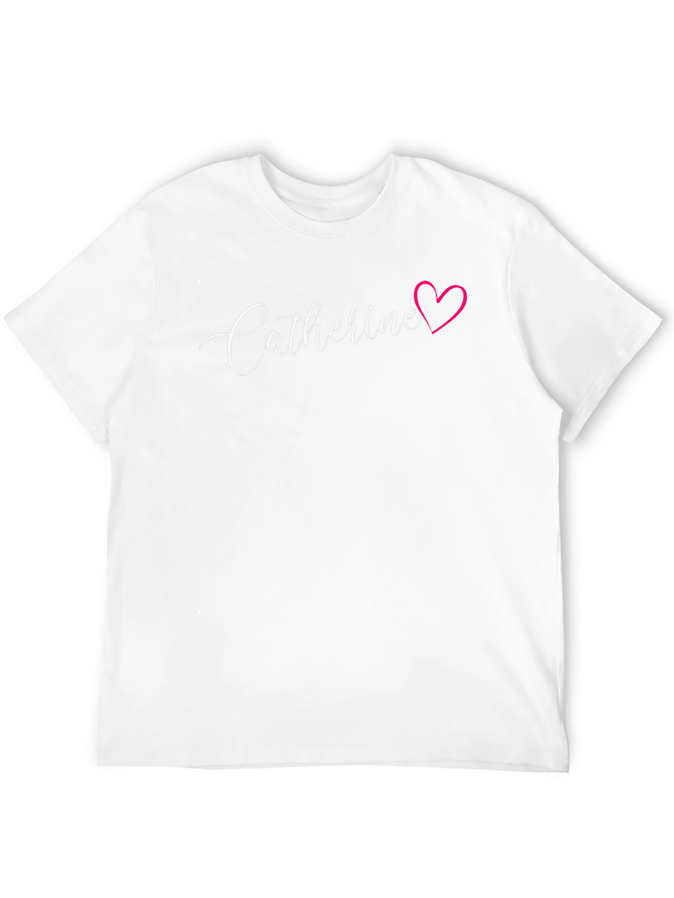 Catherine Name Heart Personalized Tee