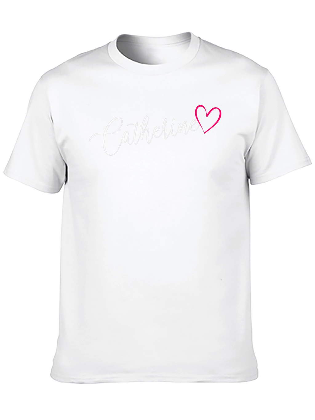 Catherine Name Heart Personalized Tee