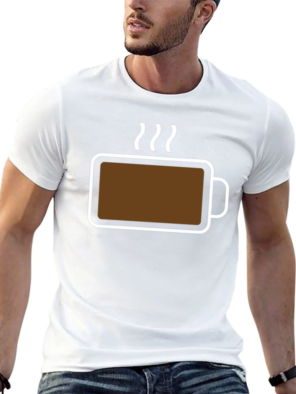 Coffee Mug T-Shirt - Caffeine Boost!