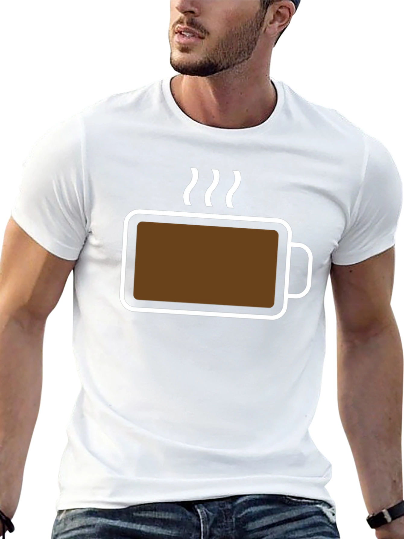 Coffee Mug T-Shirt - Caffeine Boost!