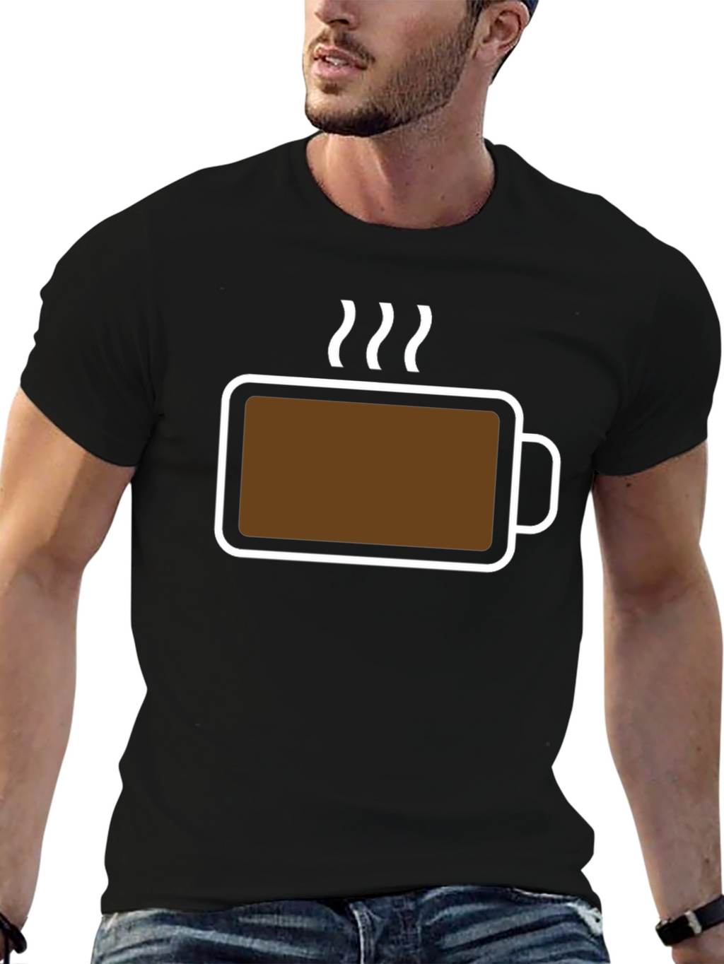Coffee Mug T-Shirt - Caffeine Boost!