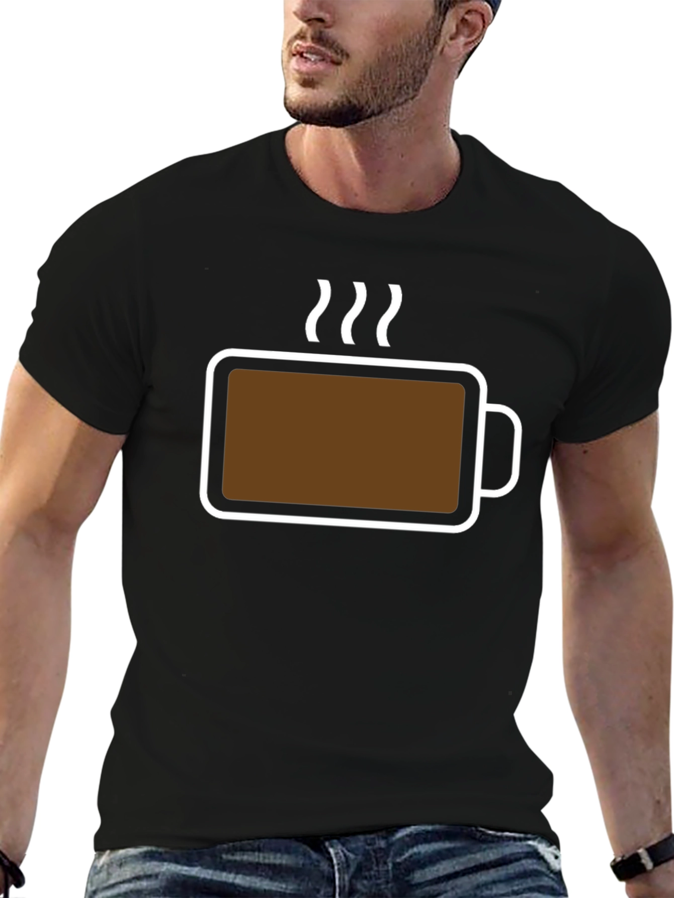 Coffee Mug T-Shirt - Caffeine Boost!
