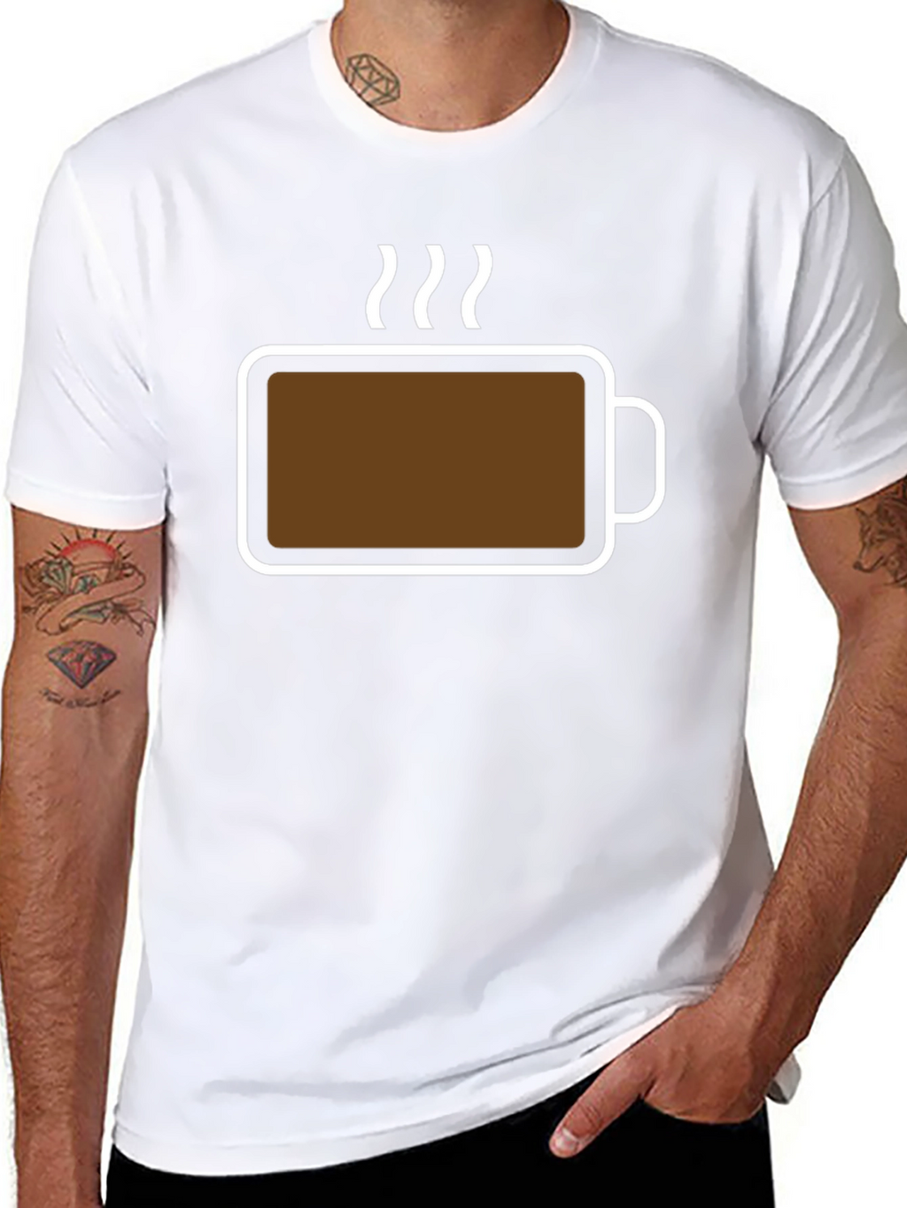 Coffee Mug T-Shirt - Caffeine Boost!