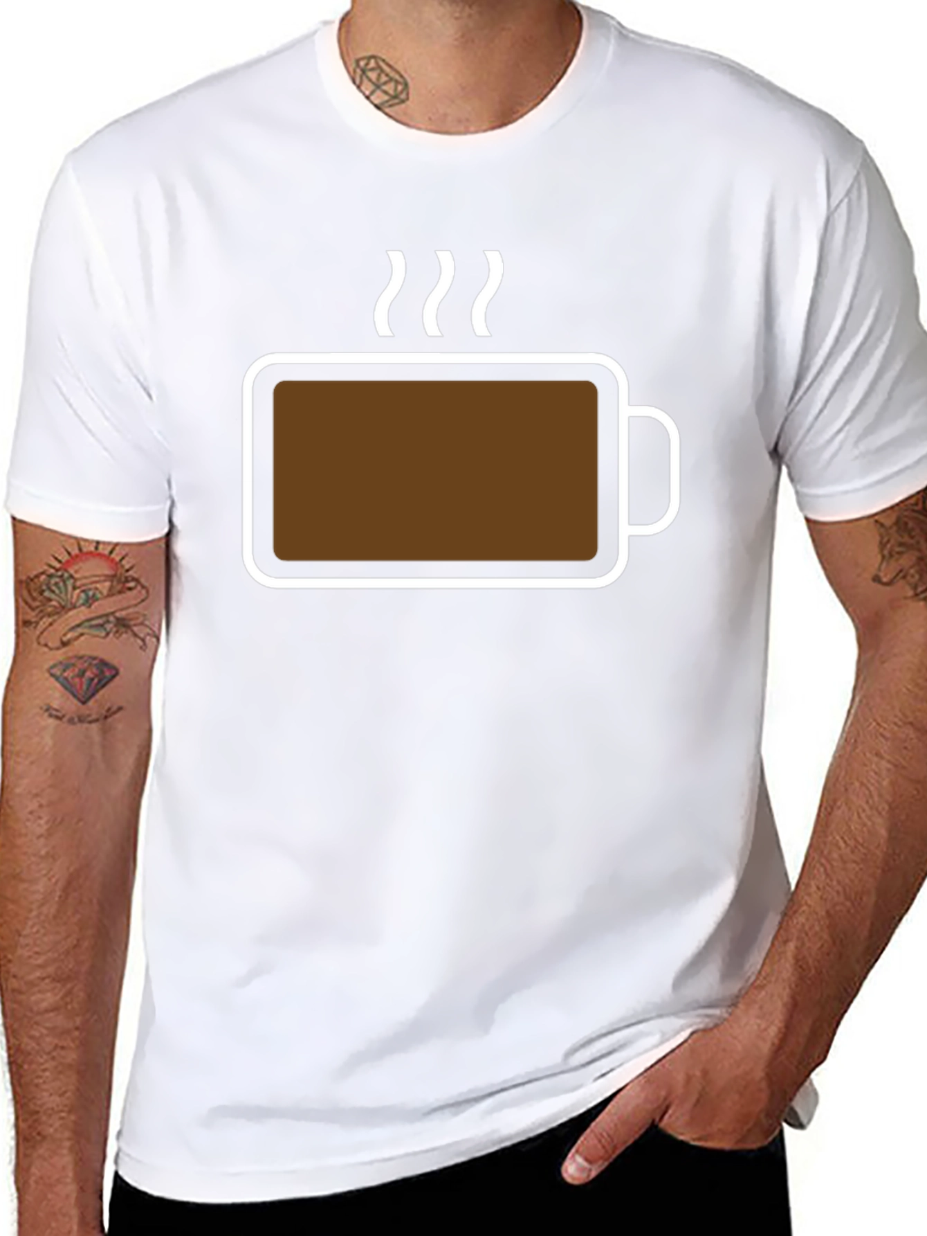Coffee Mug T-Shirt - Caffeine Boost!
