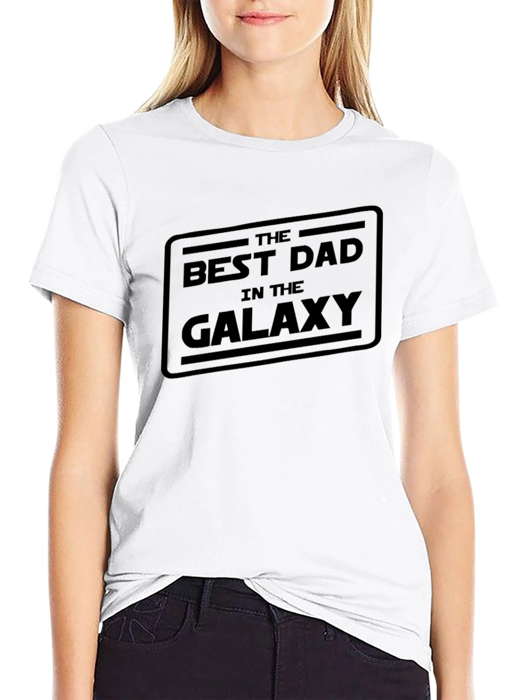 Best Dad in the Galaxy T-Shirt - Black