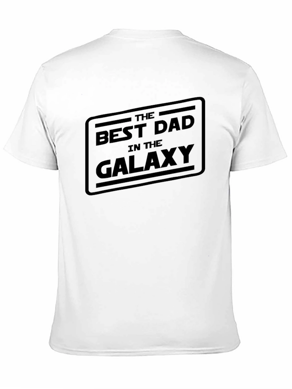 Best Dad in the Galaxy T-Shirt - Black