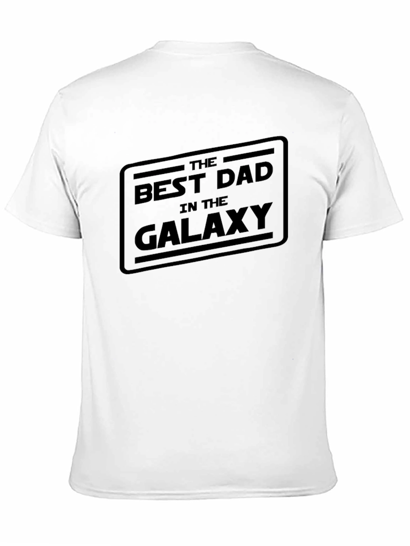 Best Dad in the Galaxy T-Shirt - Black