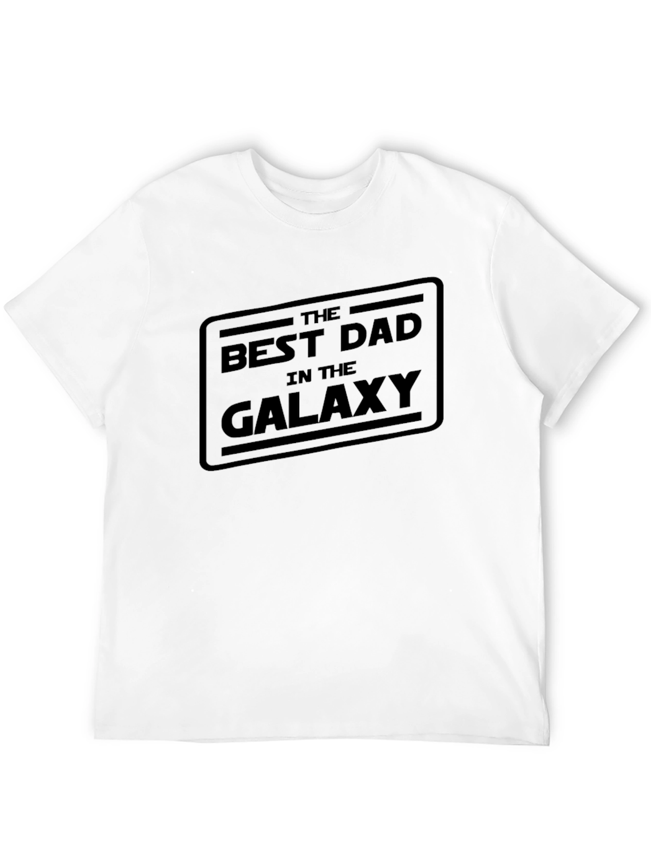 Best Dad in the Galaxy T-Shirt - Black