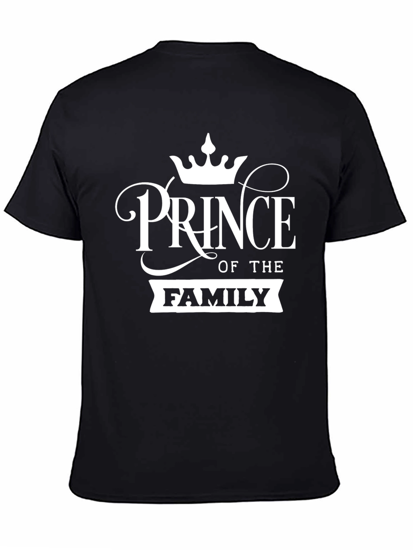 Prince of the Family Graphic T-Shirt - Black