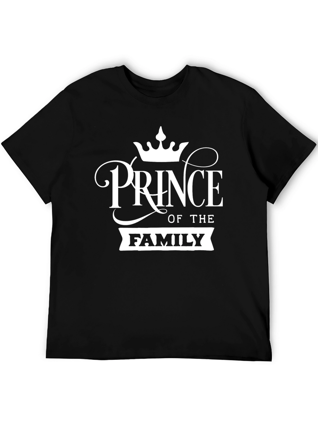 Prince of the Family Graphic T-Shirt - Black