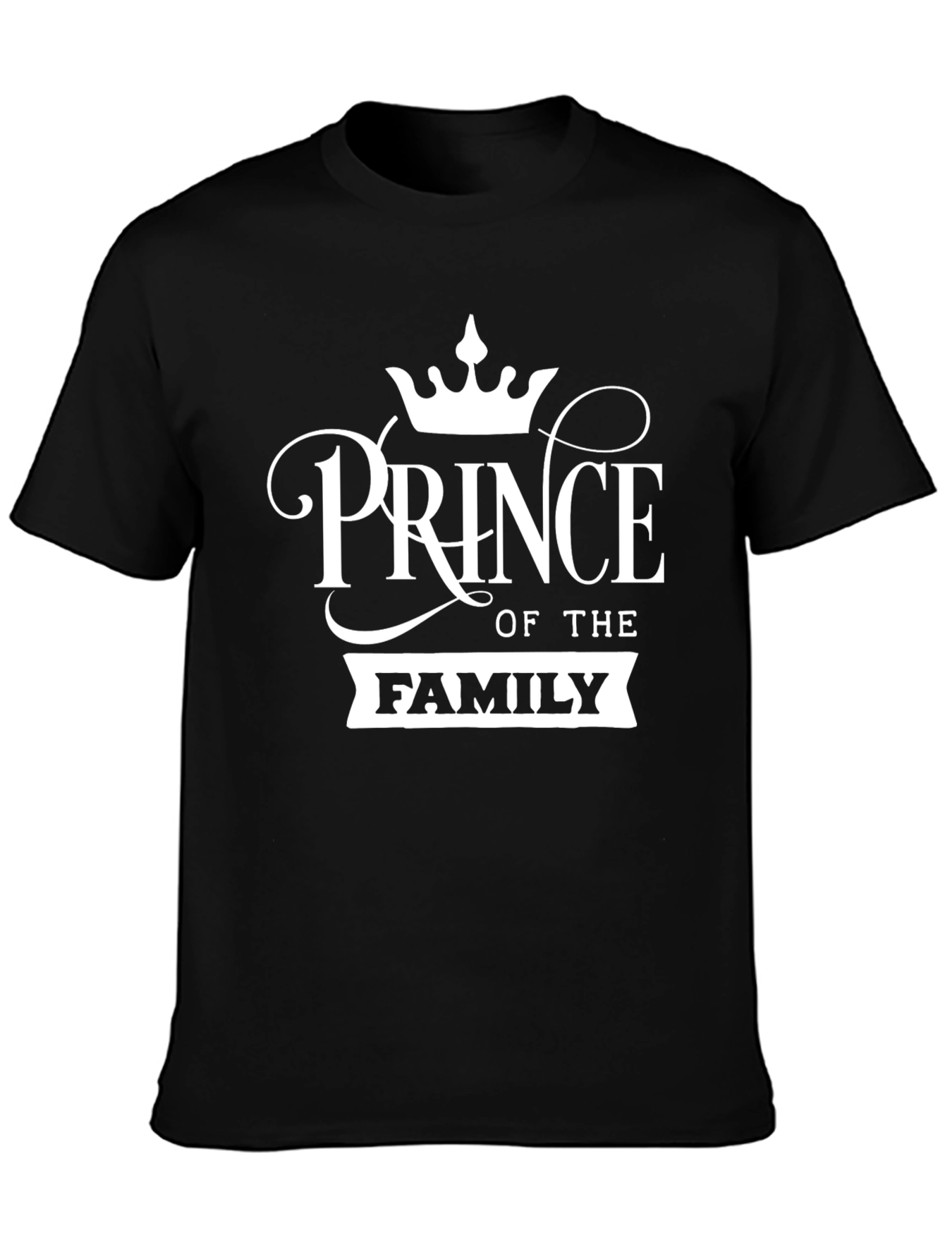 Prince of the Family Graphic T-Shirt - Black