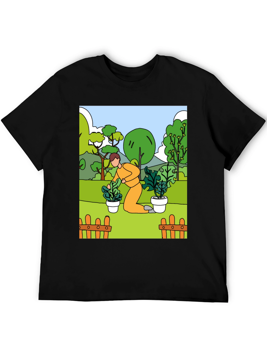 Gardening T-Shirt - Illustrated Graphic Tee