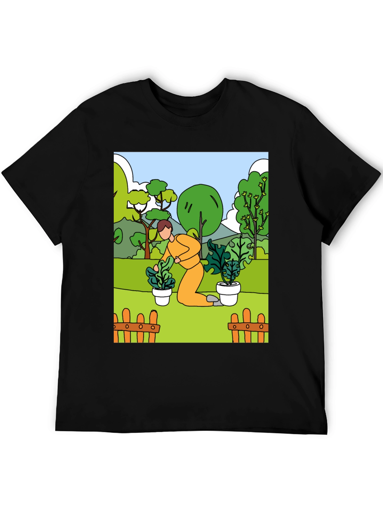 Gardening T-Shirt - Illustrated Graphic Tee