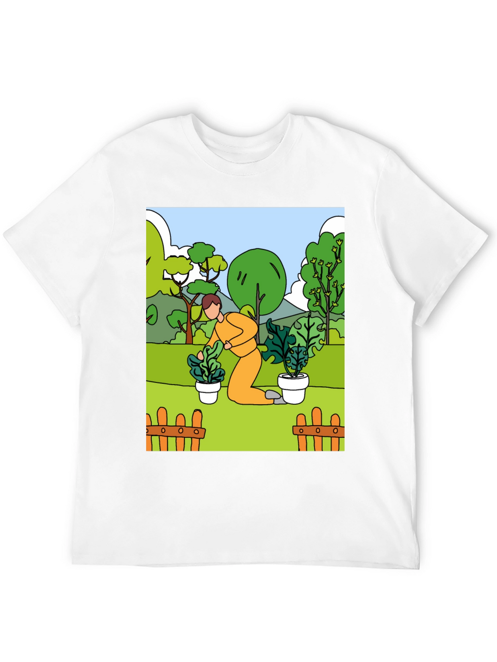 Gardening T-Shirt - Illustrated Graphic Tee