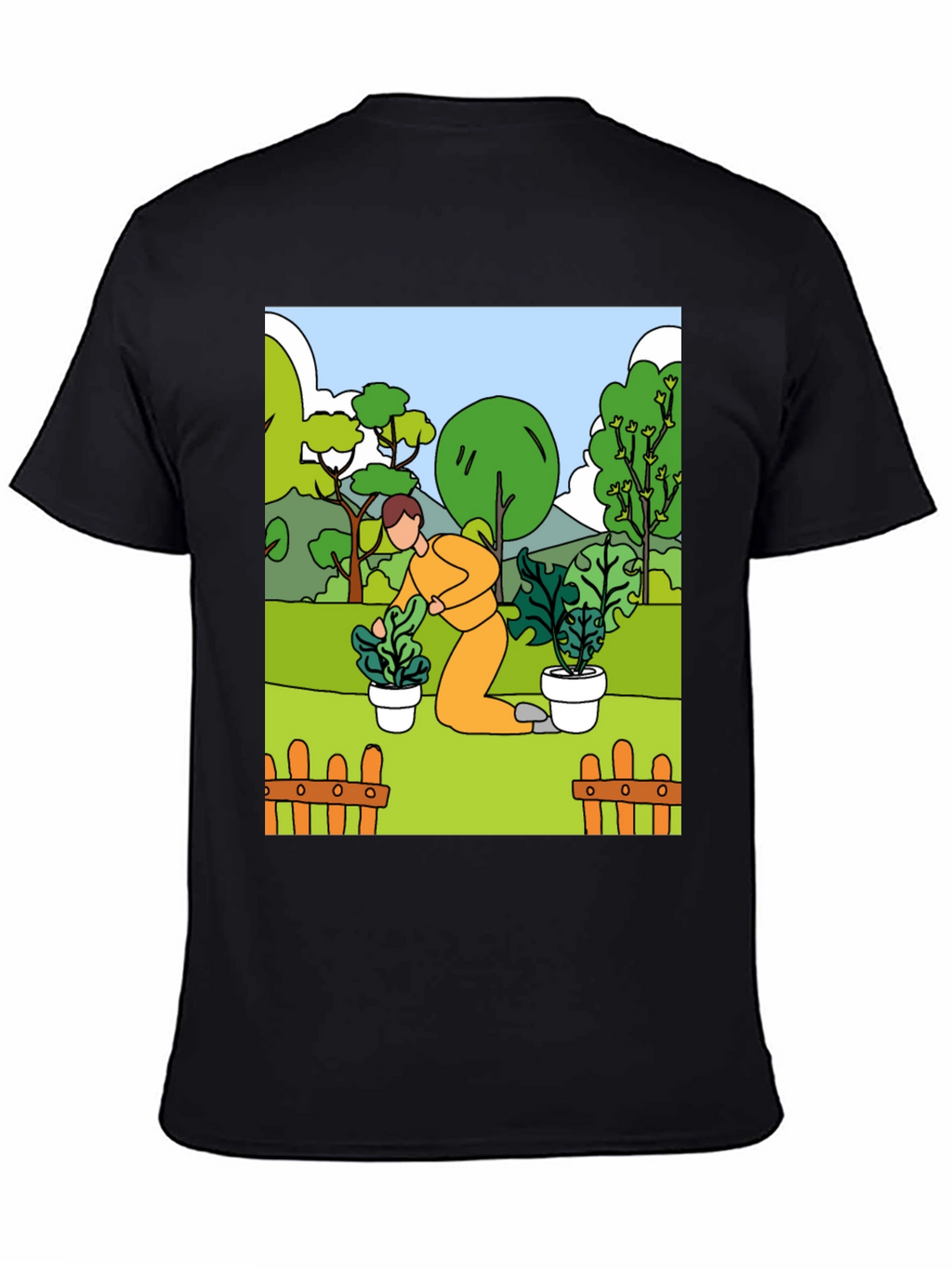 Gardening T-Shirt - Illustrated Graphic Tee