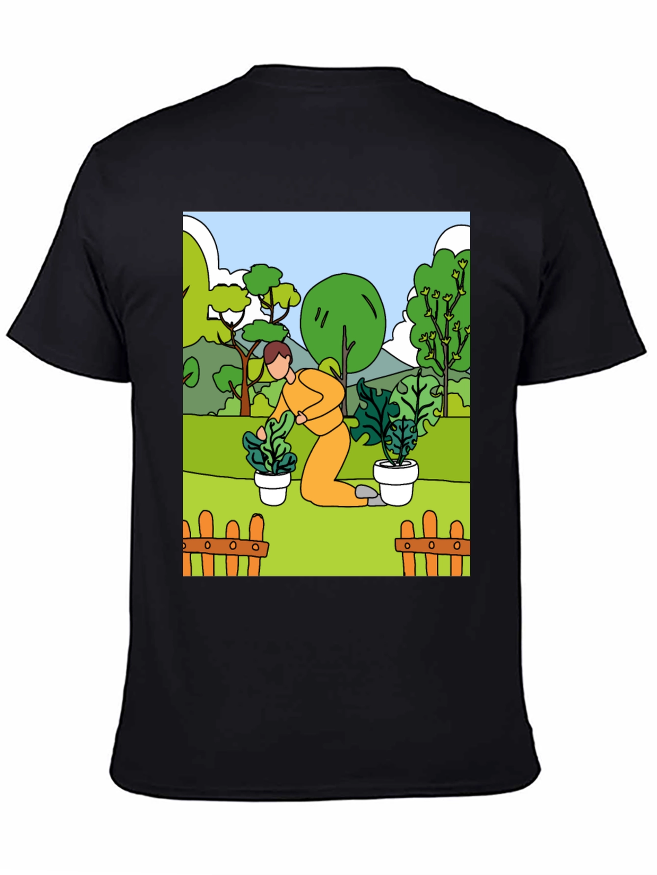 Gardening T-Shirt - Illustrated Graphic Tee