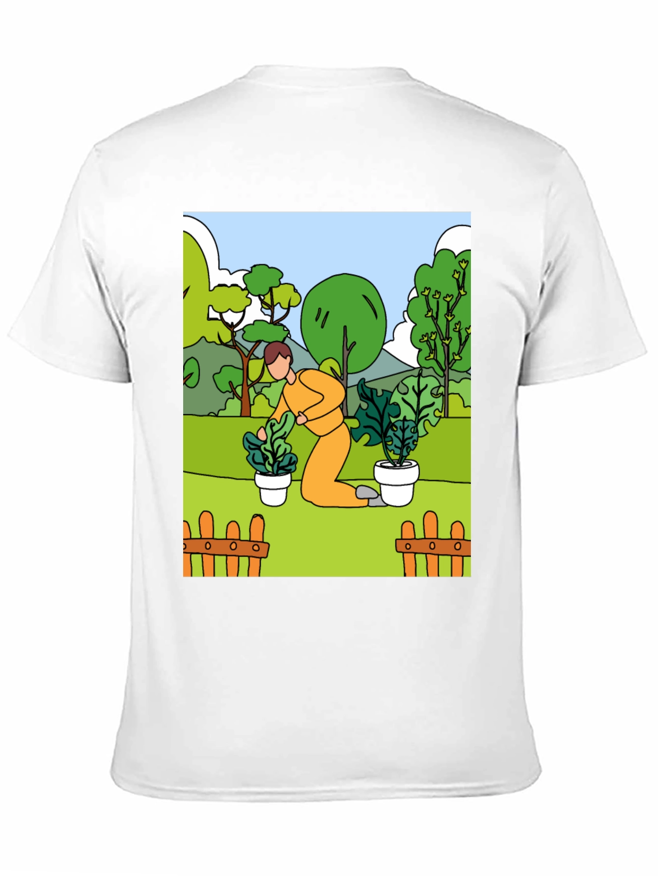 Gardening T-Shirt - Illustrated Graphic Tee