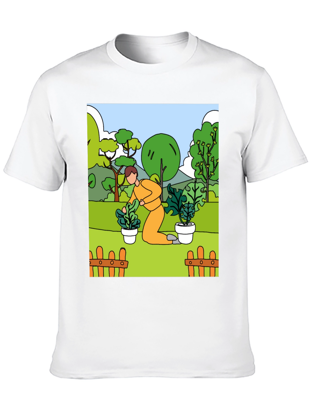 Gardening T-Shirt - Illustrated Graphic Tee