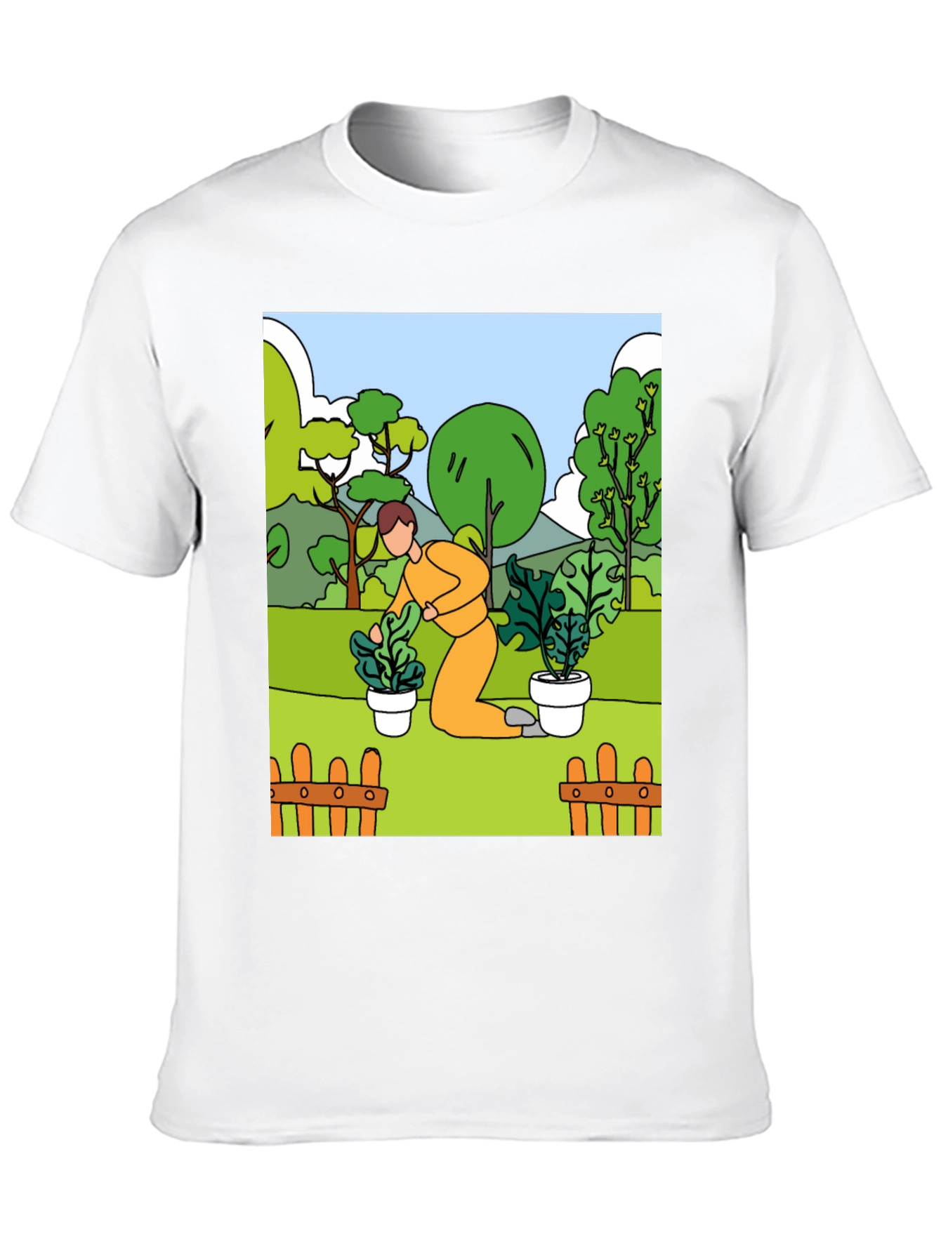 Gardening T-Shirt - Illustrated Graphic Tee