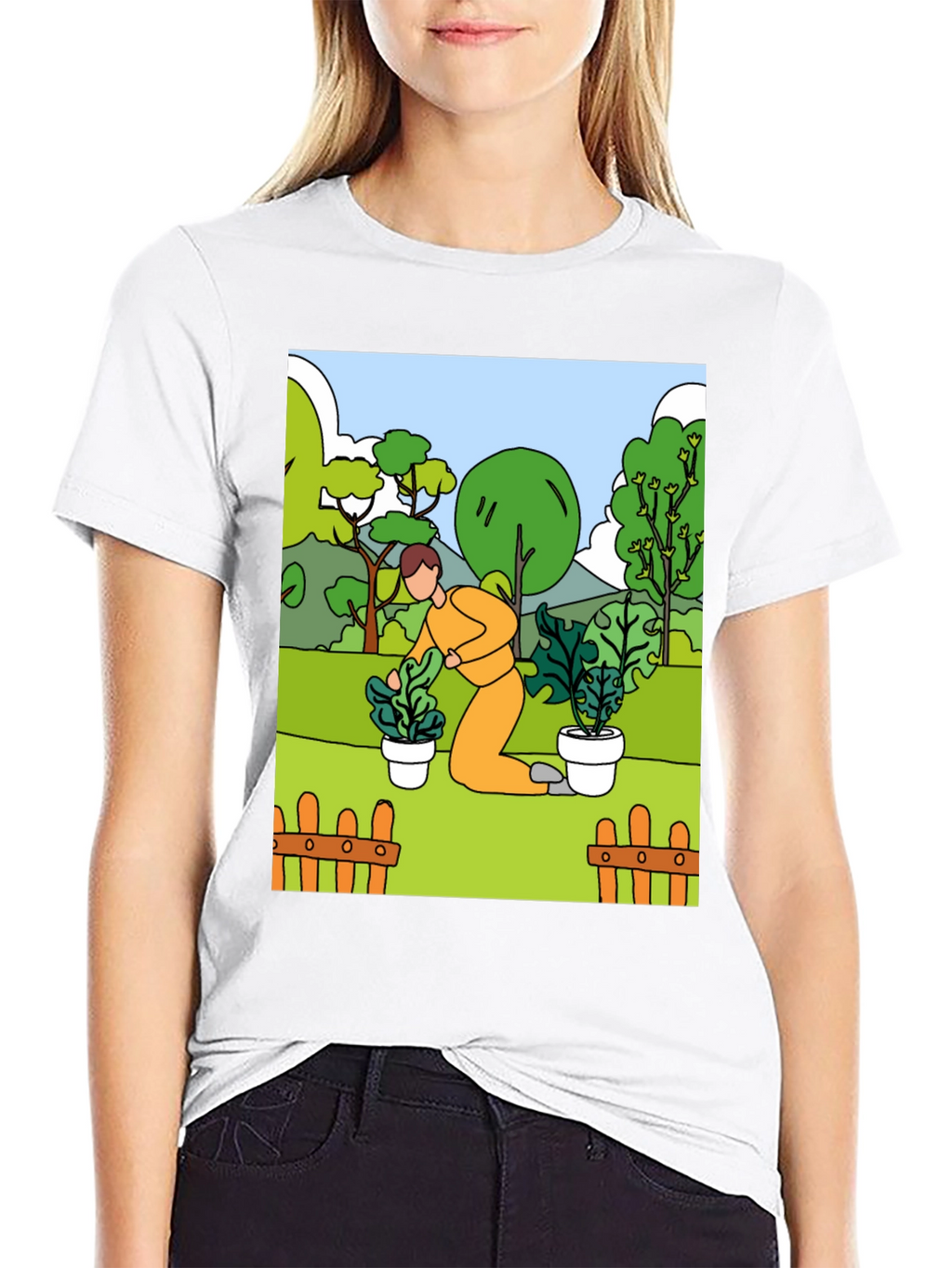 Gardening T-Shirt - Illustrated Graphic Tee