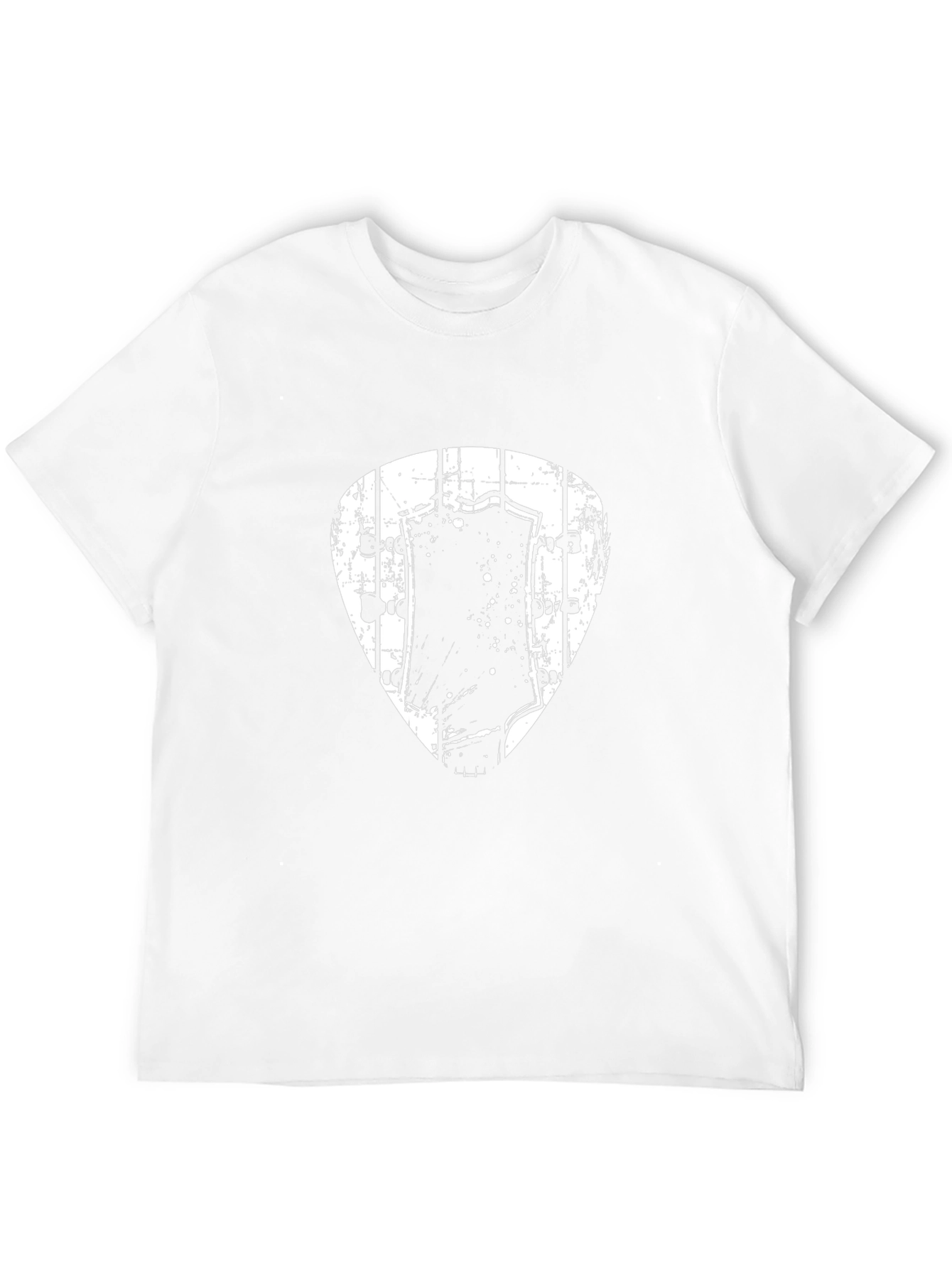 Guitar Pick Headstock Graphic T-Shirt