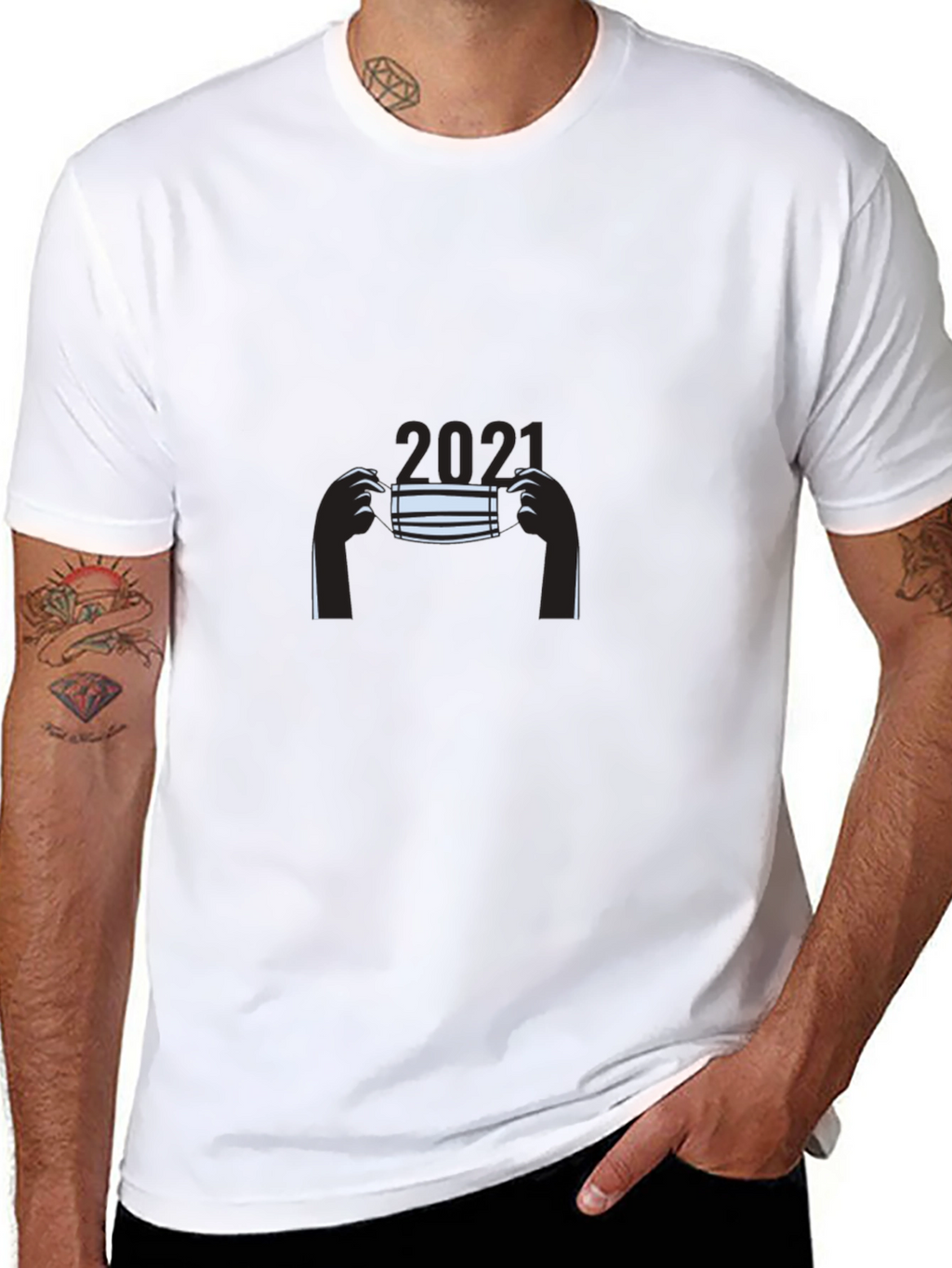 2021 Mask Graphic T-Shirt