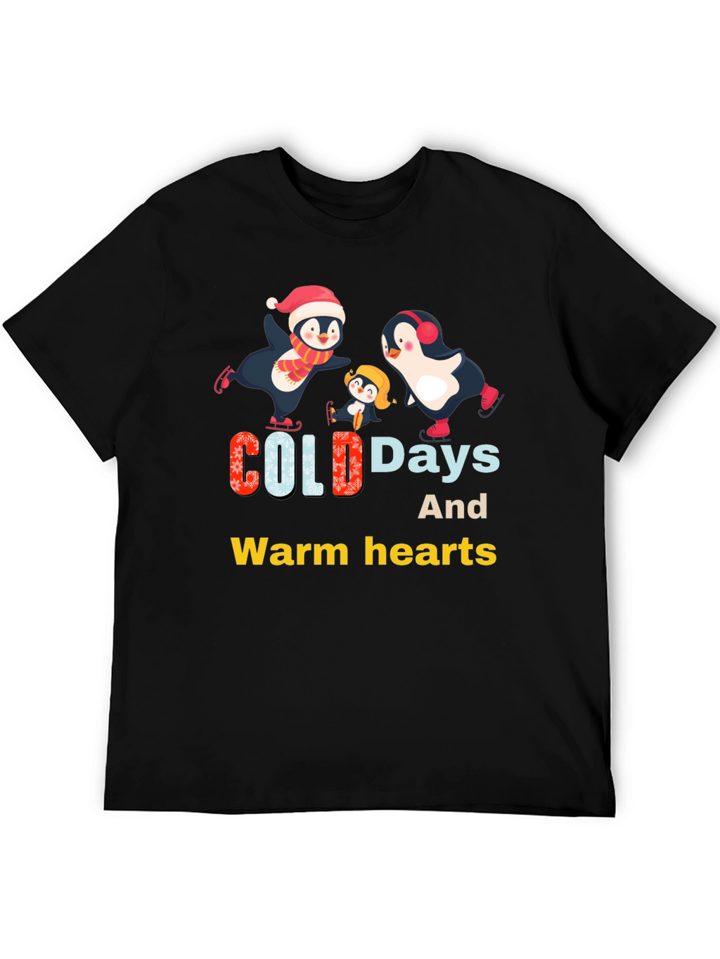 Penguin Family Winter T-Shirt