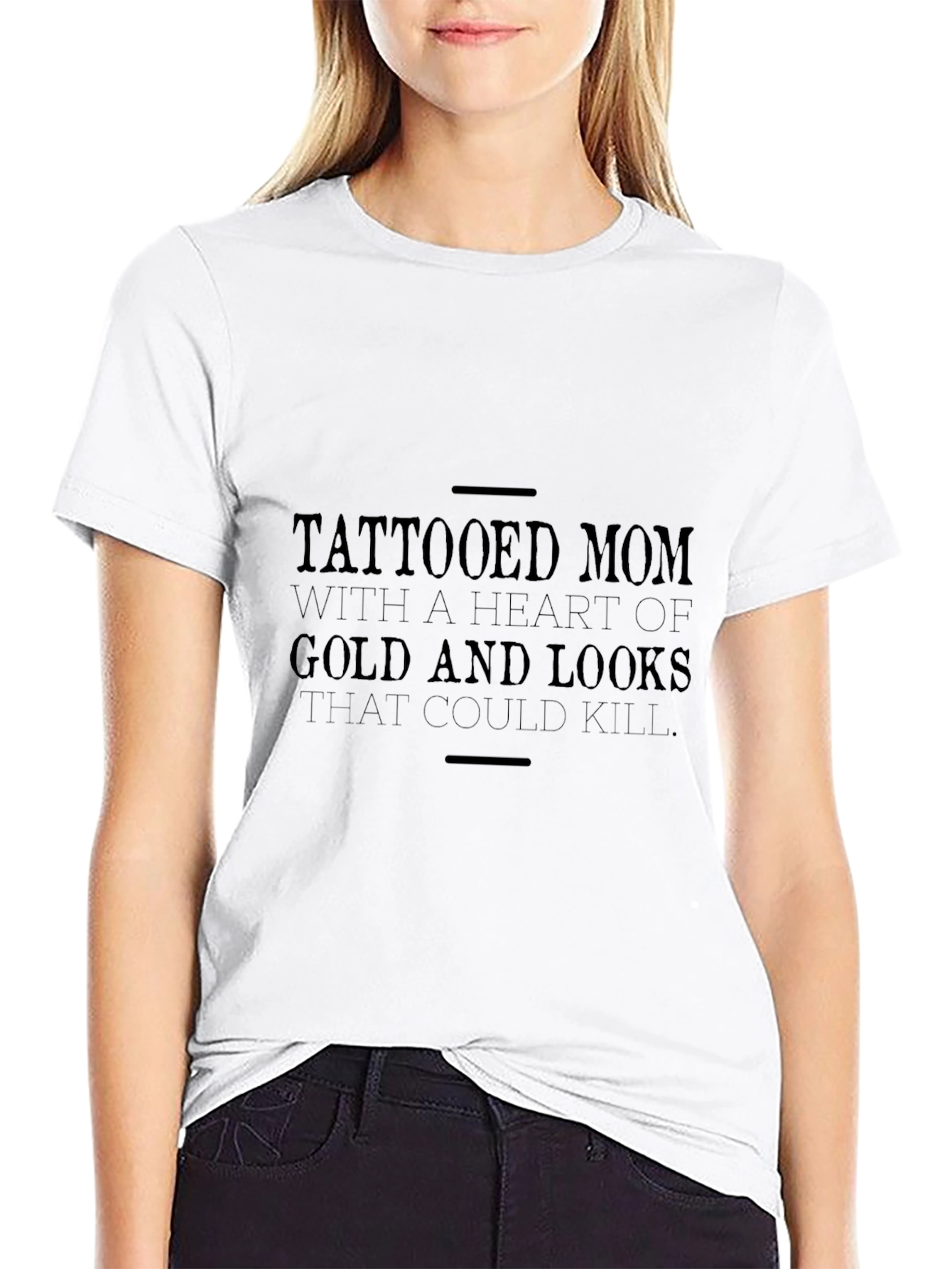 Tattooed Mom Graphic Tee - Heart of Gold