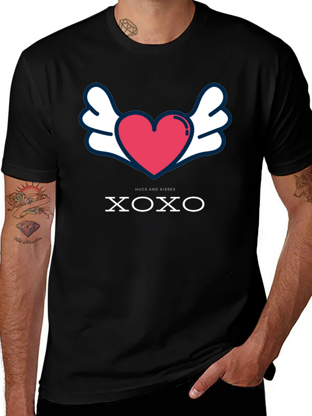Hugs and Kisses XOXO Graphic Tee