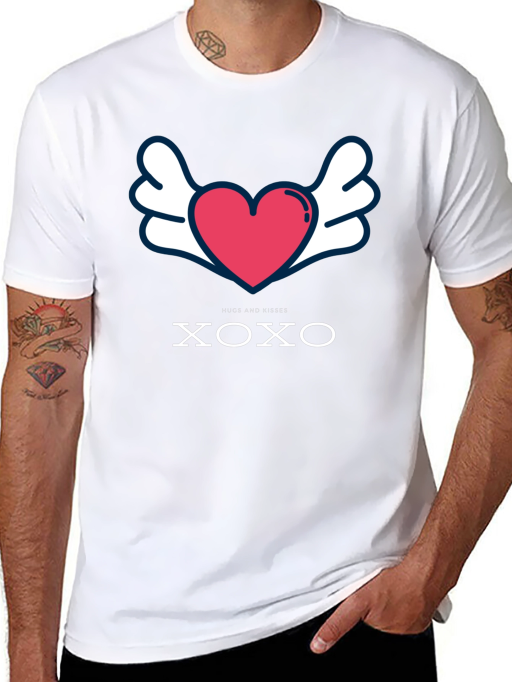 Hugs and Kisses XOXO Graphic Tee