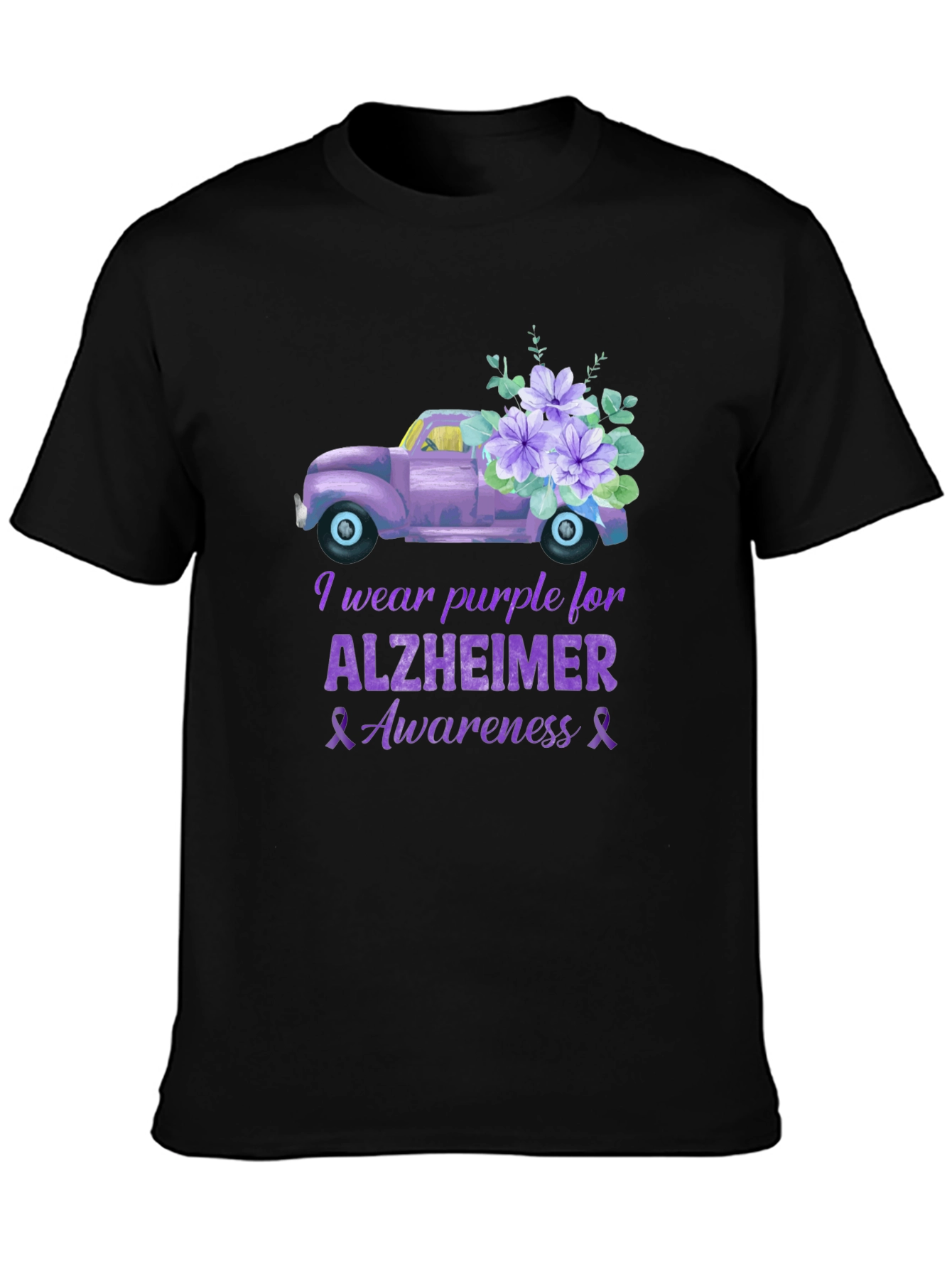 Purple Alzheimers Awareness T-Shirt