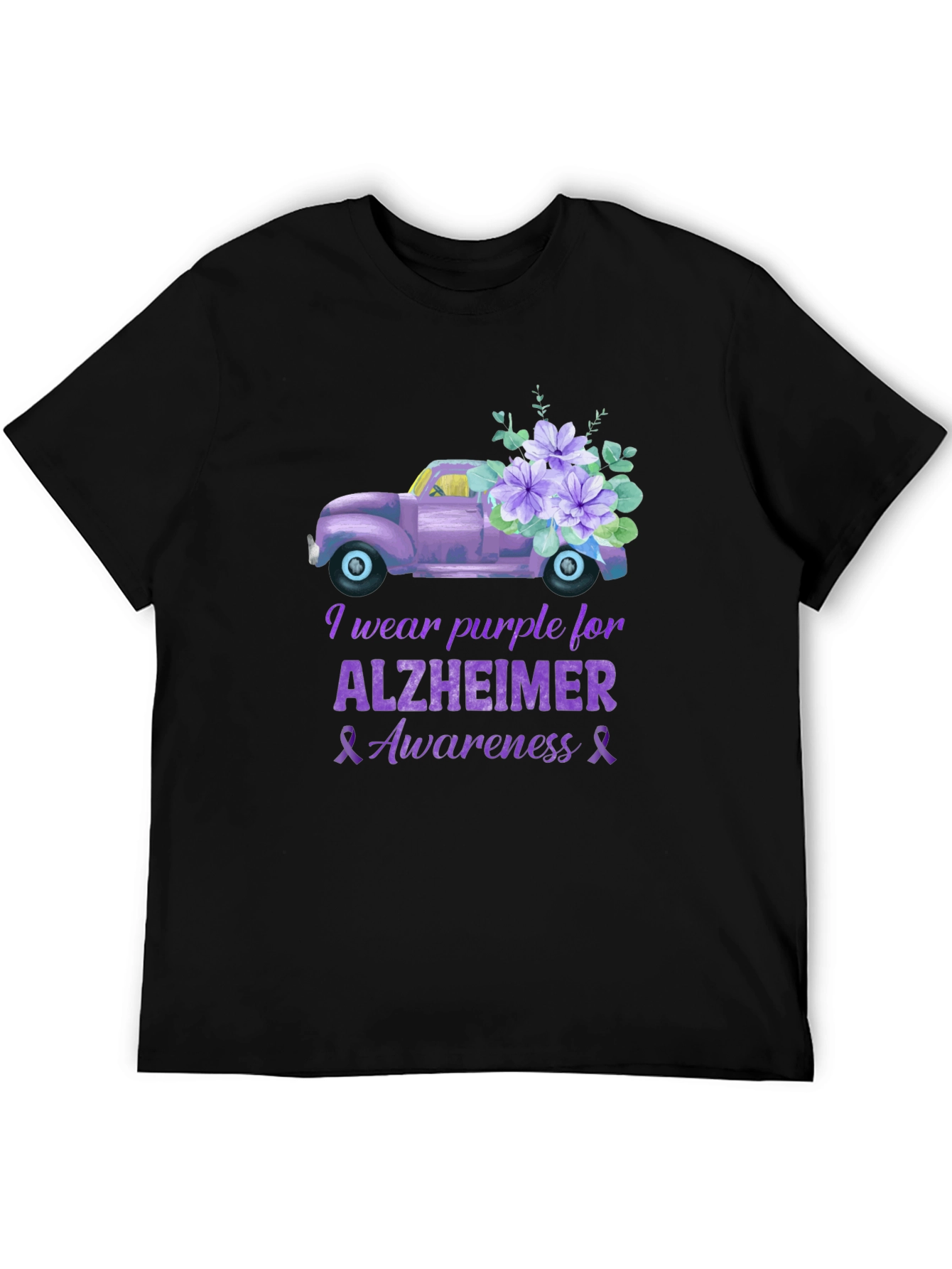 Purple Alzheimers Awareness T-Shirt