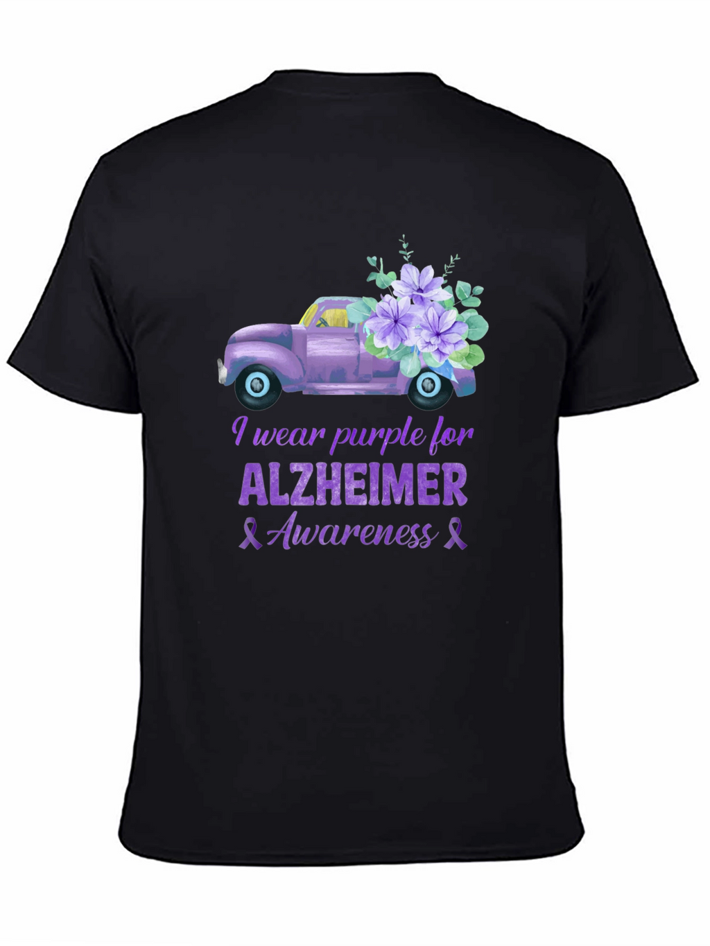Purple Alzheimers Awareness T-Shirt