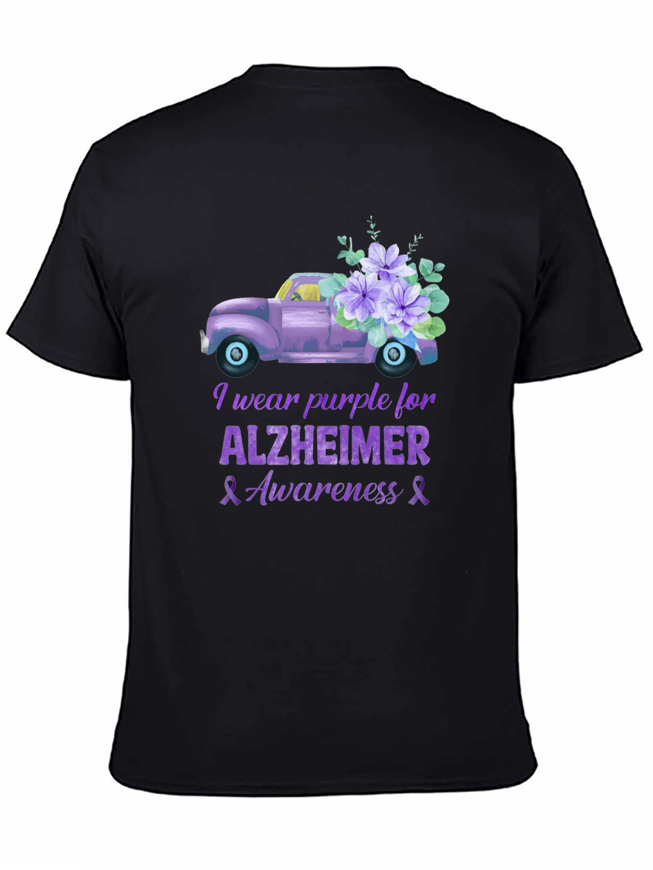 Purple Alzheimers Awareness T-Shirt