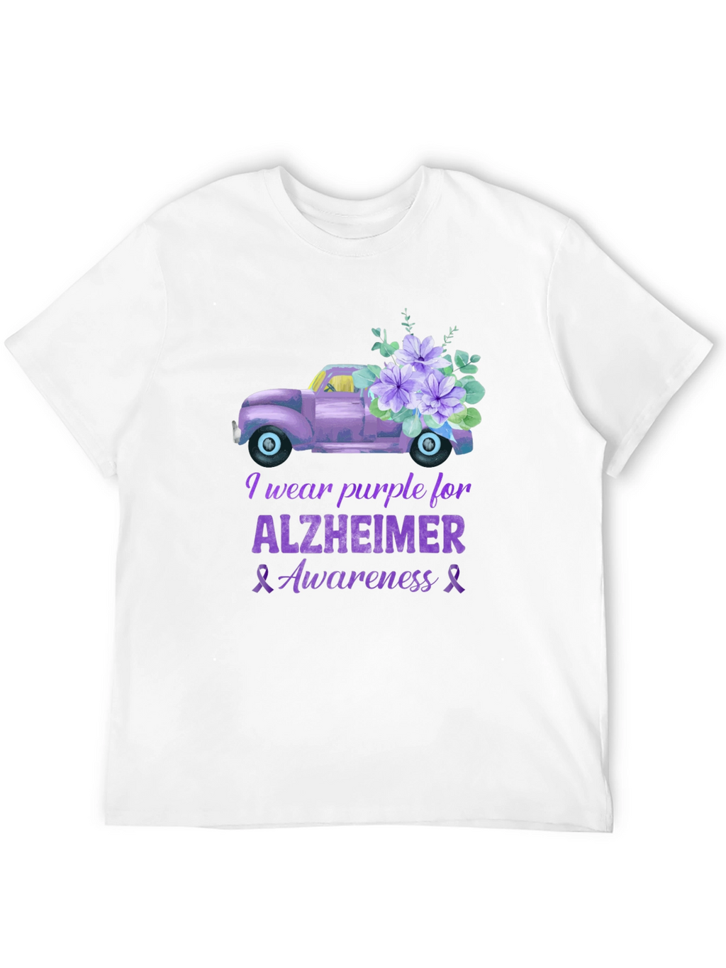 Purple Alzheimers Awareness T-Shirt
