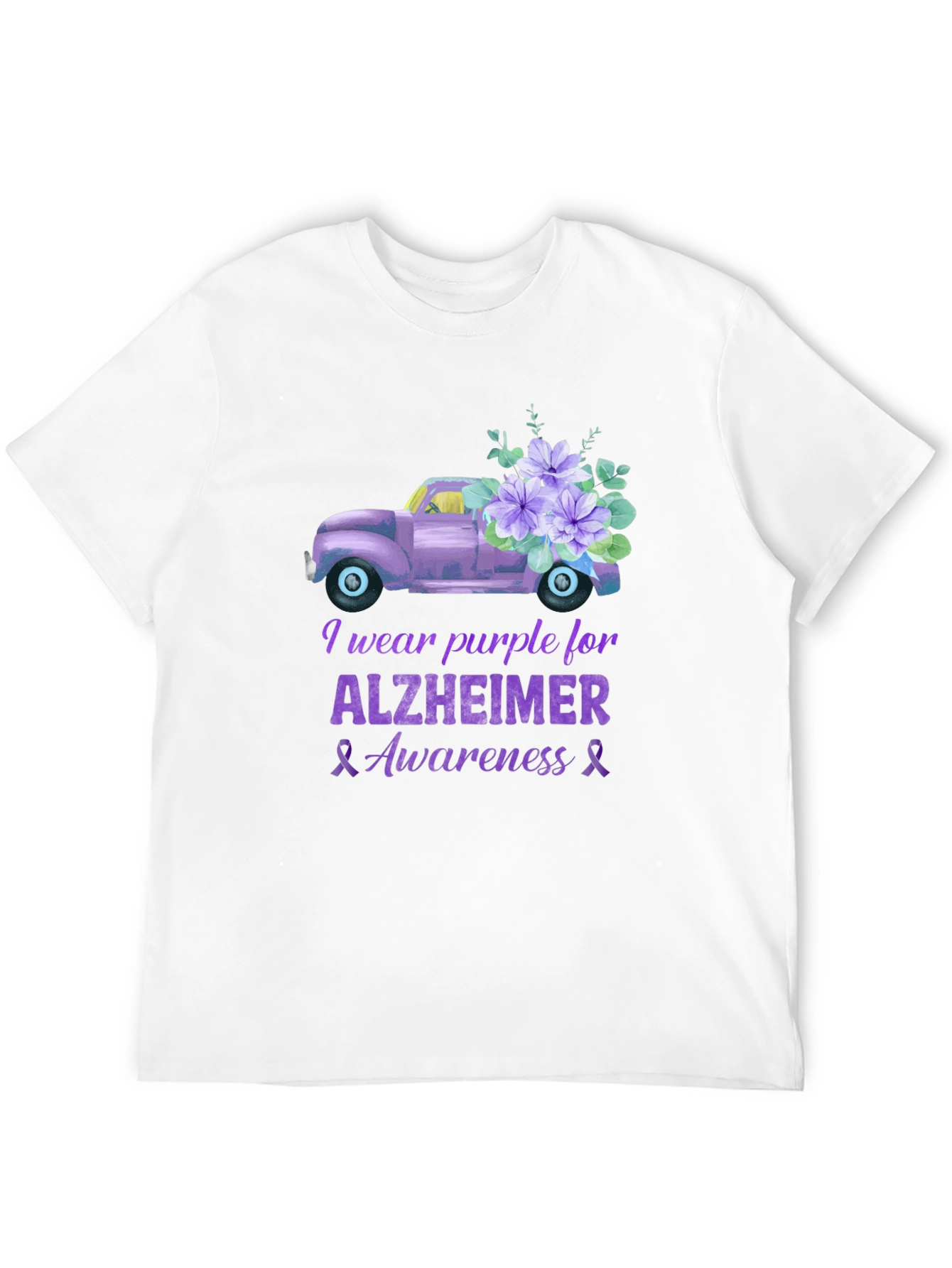 Purple Alzheimers Awareness T-Shirt