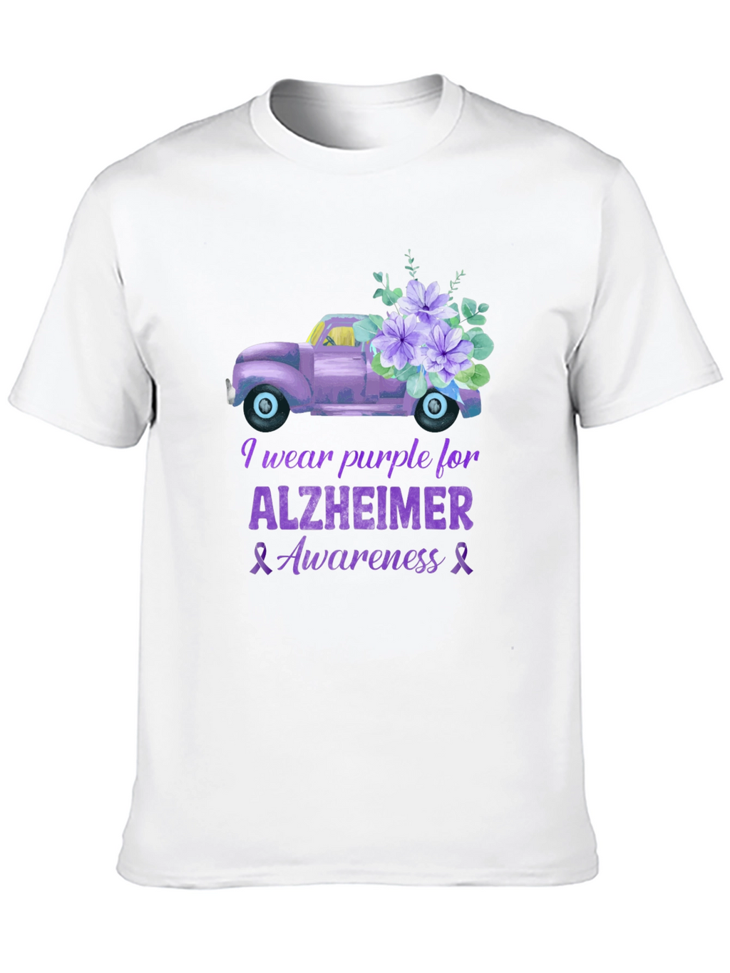Purple Alzheimers Awareness T-Shirt
