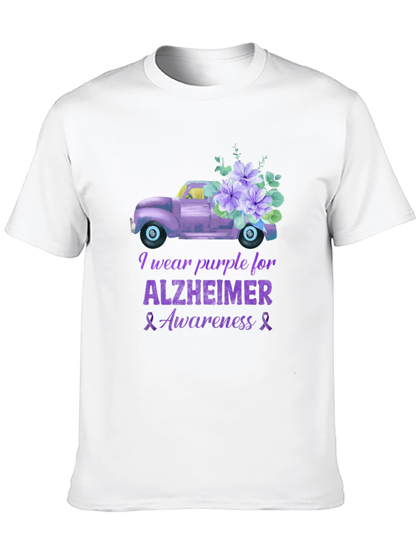Purple Alzheimers Awareness T-Shirt