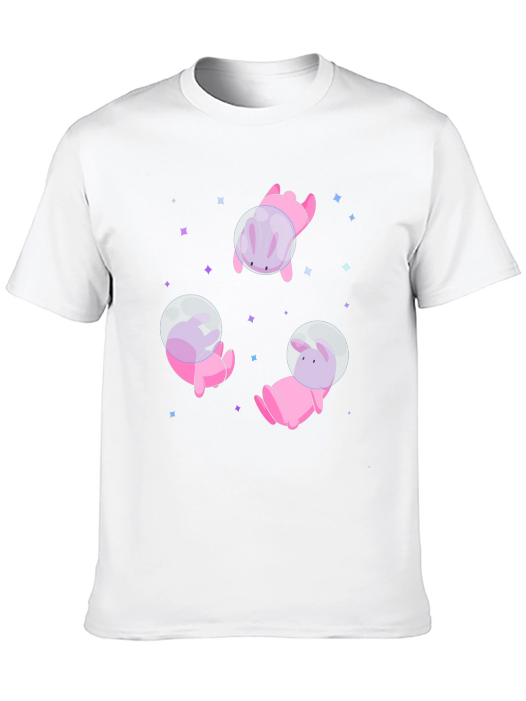 Cosmic Bunny T-Shirt - Black