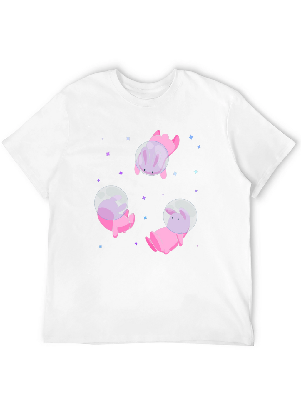 Cosmic Bunny T-Shirt - Black